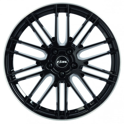 Rial Kibo diamant-schwarz hornpoliert Alufelge 8x19 Zoll ET40 LK 5x112 ML70.1 – Bild 2