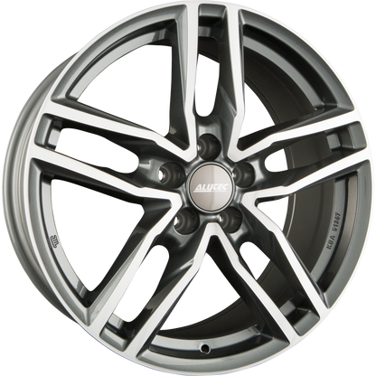 Alutec Ikenu Graphit-Frontpoliert Alufelge 7.5x17 Zoll ET45 LK 5x108 ML70.1 – Bild 2