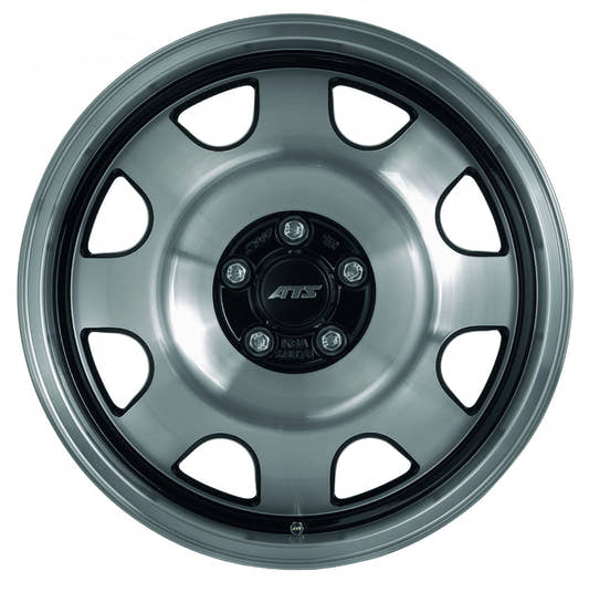 ATS Cup diamant-schwarz frontpoliert 7x15 ET28 - LK4/100 ML63.4