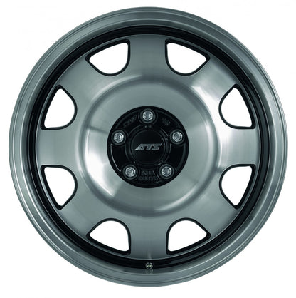 ATS Cup diamant-schwarz frontpoliert 7x15 ET28 - LK4/100 ML63.4