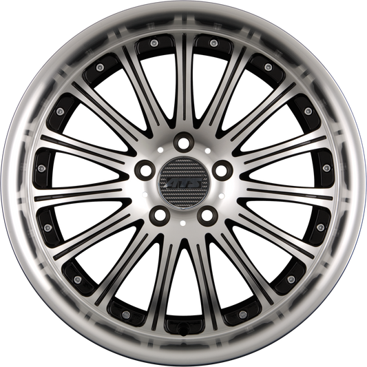 ATS Taurus Flash Diamant-Schwarz Front & Hornpoliert Alufelge 8.5x18 Zoll ET42 LK 5x114.3 ML72.6