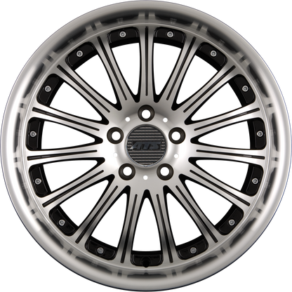 ATS Taurus Flash Diamant-Schwarz Front & Hornpoliert Alufelge 8.5x18 Zoll ET42 LK 5x114.3 ML72.6