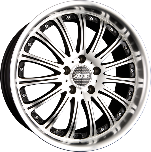 ATS Taurus Flash Diamant-Schwarz Front & Hornpoliert Alufelge 8.5x18 Zoll ET42 LK 5x114.3 ML72.6 – Bild 2