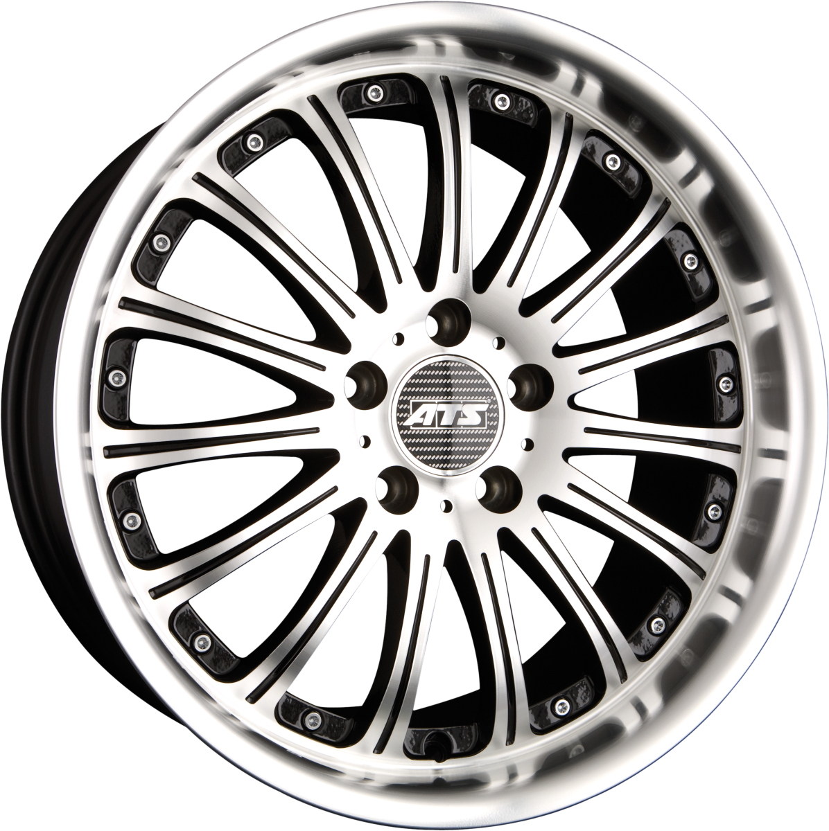 ATS Taurus Flash Diamant-Schwarz Front & Hornpoliert Alufelge 8.5x18 Zoll ET42 LK 5x114.3 ML72.6 – Bild 2