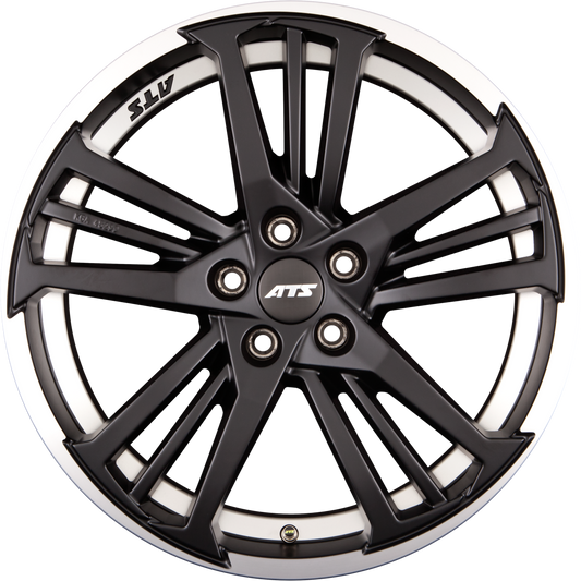 ATS Präzision Racing-Schwarz doppelt Hornpoliert Alufelge 8.5x19 Zoll ET30 LK 5x120 ML72.5