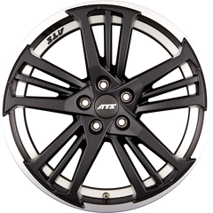 ATS Präzision Racing-Schwarz doppelt Hornpoliert Alufelge 8.5x19 Zoll ET30 LK 5x120 ML72.5