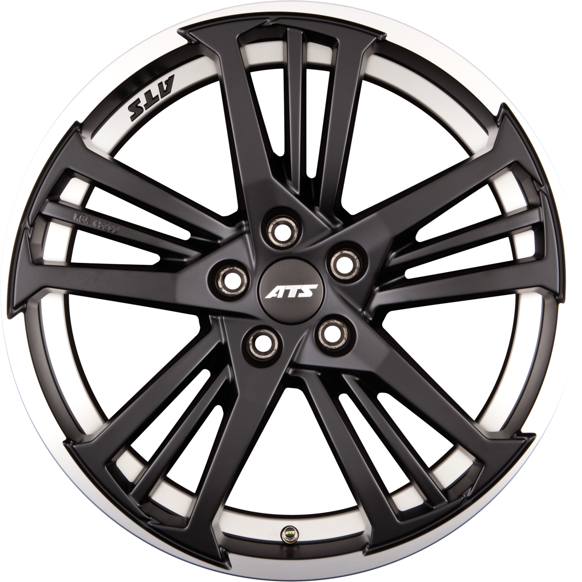 ATS Präzision Racing-Schwarz doppelt Hornpoliert Alufelge 10x19 Zoll ET30 LK 5x112 ML70.1