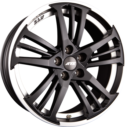 ATS Präzision Racing-Schwarz doppelt Hornpoliert Alufelge 8.5x19 Zoll ET40 LK 5x114.3 ML70.1 – Bild 2