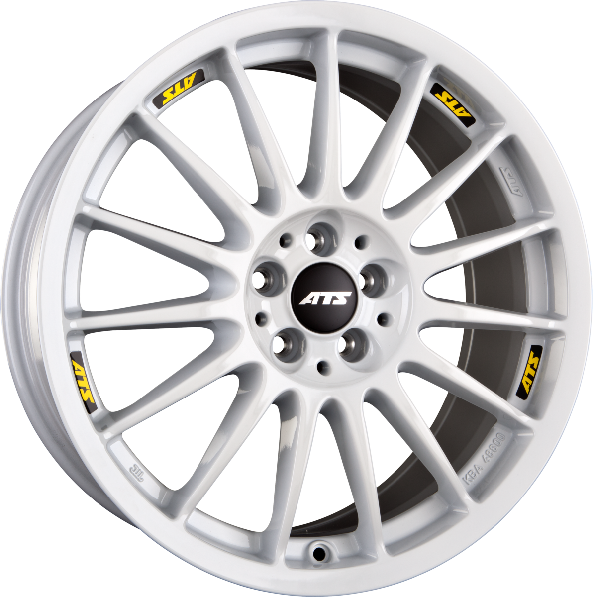 ATS Streetrallye Rallye-Weiß Alufelge 7x17 Zoll ET45 LK 5x120 ML72.6 – Bild 2