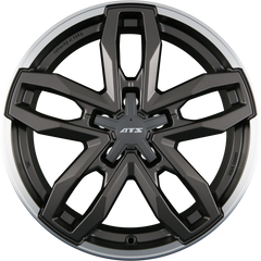 ATS Temperament Blizzard-Grau Hornpoliert Alufelge 9.5x20 Zoll ET30 LK 5x114.3 ML75