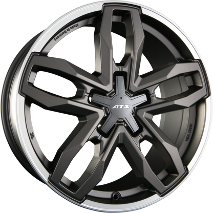 ATS Temperament Blizzard-Grau Hornpoliert Alufelge 9.5x20 Zoll ET30 LK 5x114.3 ML75 – Bild 2