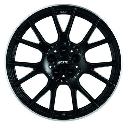 ATS Crosslight racing-schwarz hornpoliert 8.5x19 ET49 - LK5/108 ML75.1