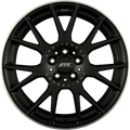 ATS Crosslight Racing-Schwarz Hornpoliert Alufelge 8.5x19 Zoll ET50 LK 5x130 ML71.6