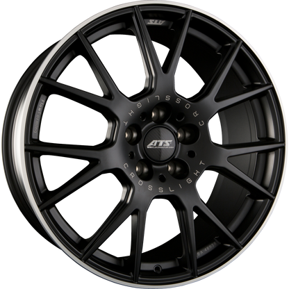 ATS Crosslight Racing-Schwarz Hornpoliert Alufelge 8.5x19 Zoll ET50 LK 5x130 ML71.6 – Bild 2