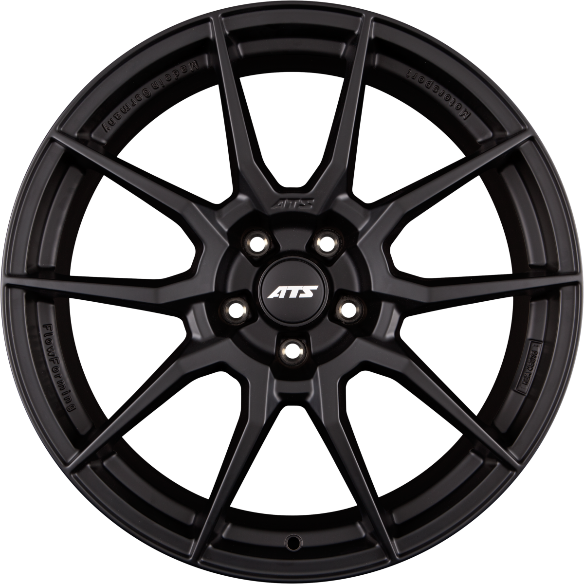 ATS RACELIGHT Flow-Forming Racing-Schwarz Alufelge 11x20 Zoll ET30 LK 5x112 ML75.1