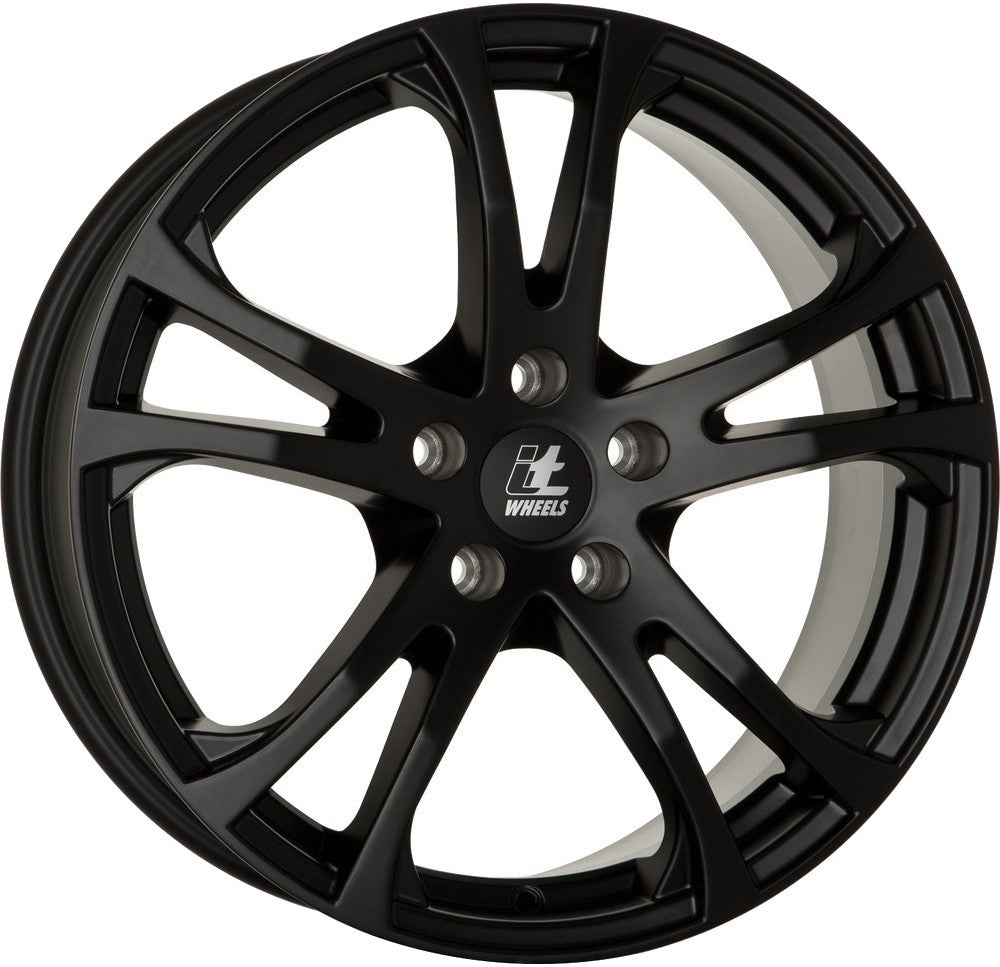 itWheels Michelle matt black Alufelge 8x18 Zoll ET45 LK 5x114.3 ML74.1