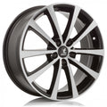 itWheels Alice Glanzschwarz Poliert Alufelge 7x17 Zoll ET45 LK 5x108 ML63.4