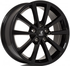 itWheels Alice gloss black Alufelge 7x17 Zoll ET45 LK 5x108 ML65.1