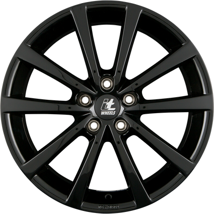 itWheels Alice Glanzschwarz Alufelge 7x17 Zoll ET40 LK 5x114.3 ML66.1