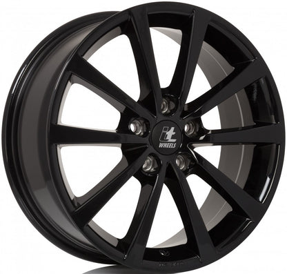 itWheels Alice gloss black Alufelge 7.5x18 Zoll ET35 LK 5x112 ML66.5