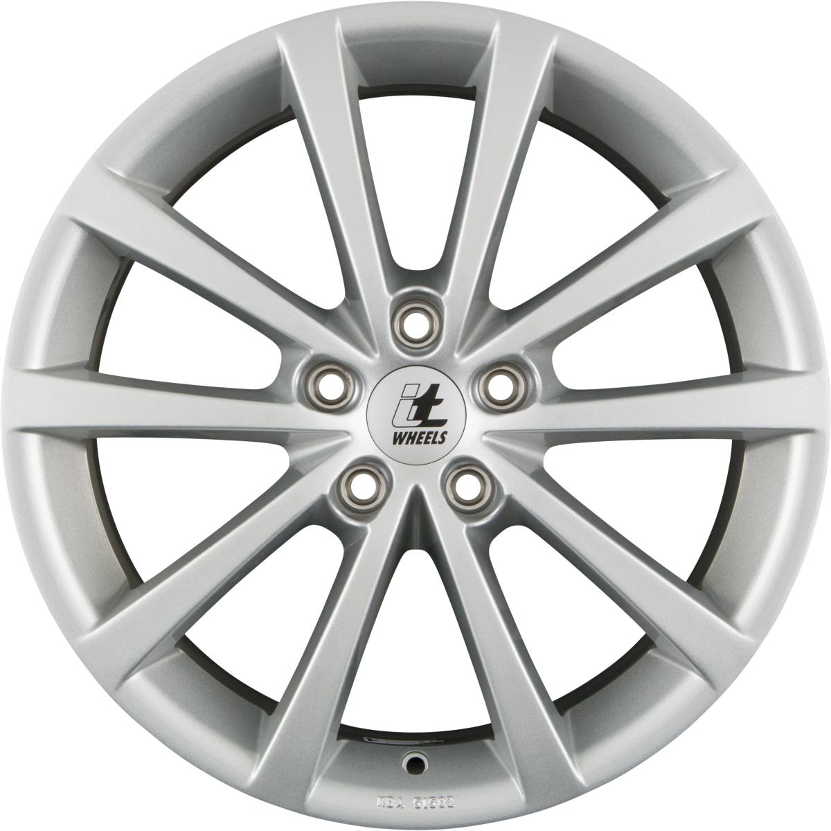 itWheels Alice gloss silver Alufelge 7.5x18 Zoll ET35 LK 5x112 ML66.5 – Bild 4