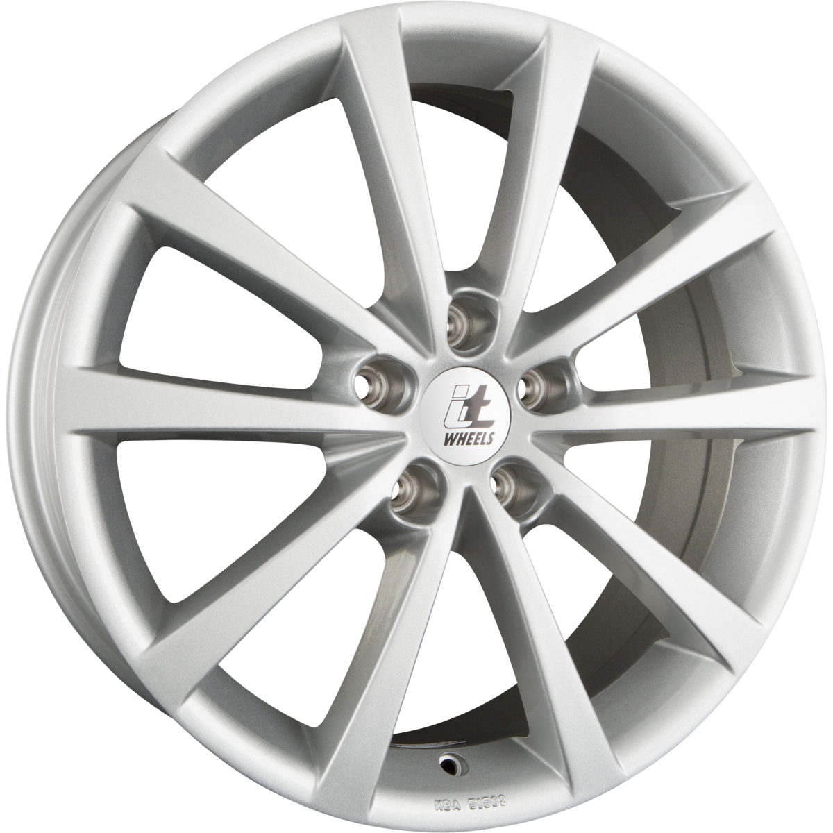 itWheels Alice gloss silver Alufelge 7.5x18 Zoll ET35 LK 5x112 ML66.5 – Bild 5