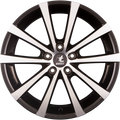 itWheels Alice Glanzschwarz Poliert Alufelge 7.5x18 Zoll ET45 LK 5x112 ML66.6