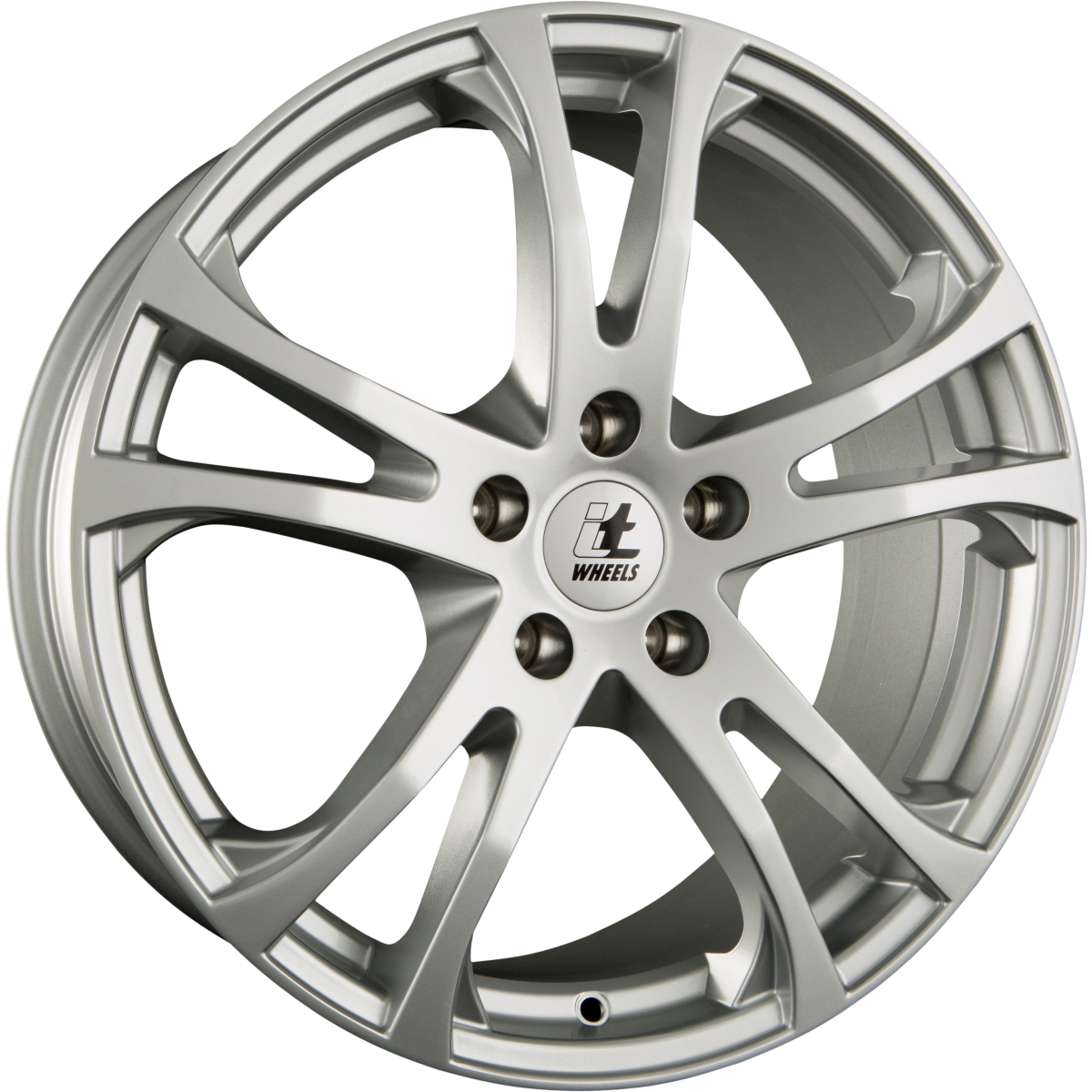 itWheels Michelle silver Alufelge 6.5x16 Zoll ET45 LK 5x108 ML74.1 – Bild 4