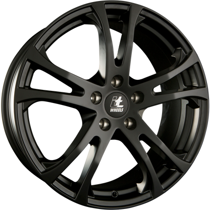 itWheels Michelle Matt Schwarz Alufelge 6.5x15 Zoll ET45 LK 5x112 ML74.1 – Bild 2