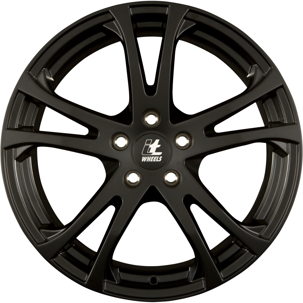 itWheels Michelle Matt Schwarz Alufelge 6.5x16 Zoll ET38 LK 5x100 ML63.3