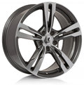 itWheels Anna gloss anthracite polished Alufelge 8.5x20 Zoll ET35 LK 5x112 ML66.5