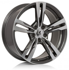 itWheels Anna gloss anthracite polished Alufelge 8.5x20 Zoll ET35 LK 5x112 ML66.5