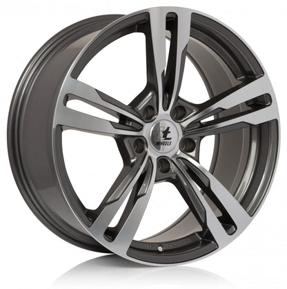 itWheels Anna gloss anthracite polished Alufelge 8.5x20 Zoll ET35 LK 5x112 ML66.5