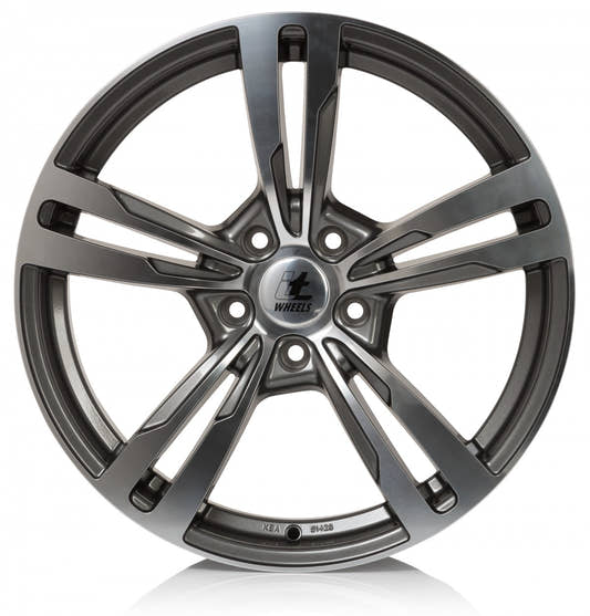 itWheels Anna gloss anthracite polished Alufelge 8.5x20 Zoll ET35 LK 5x112 ML66.5 – Bild 2