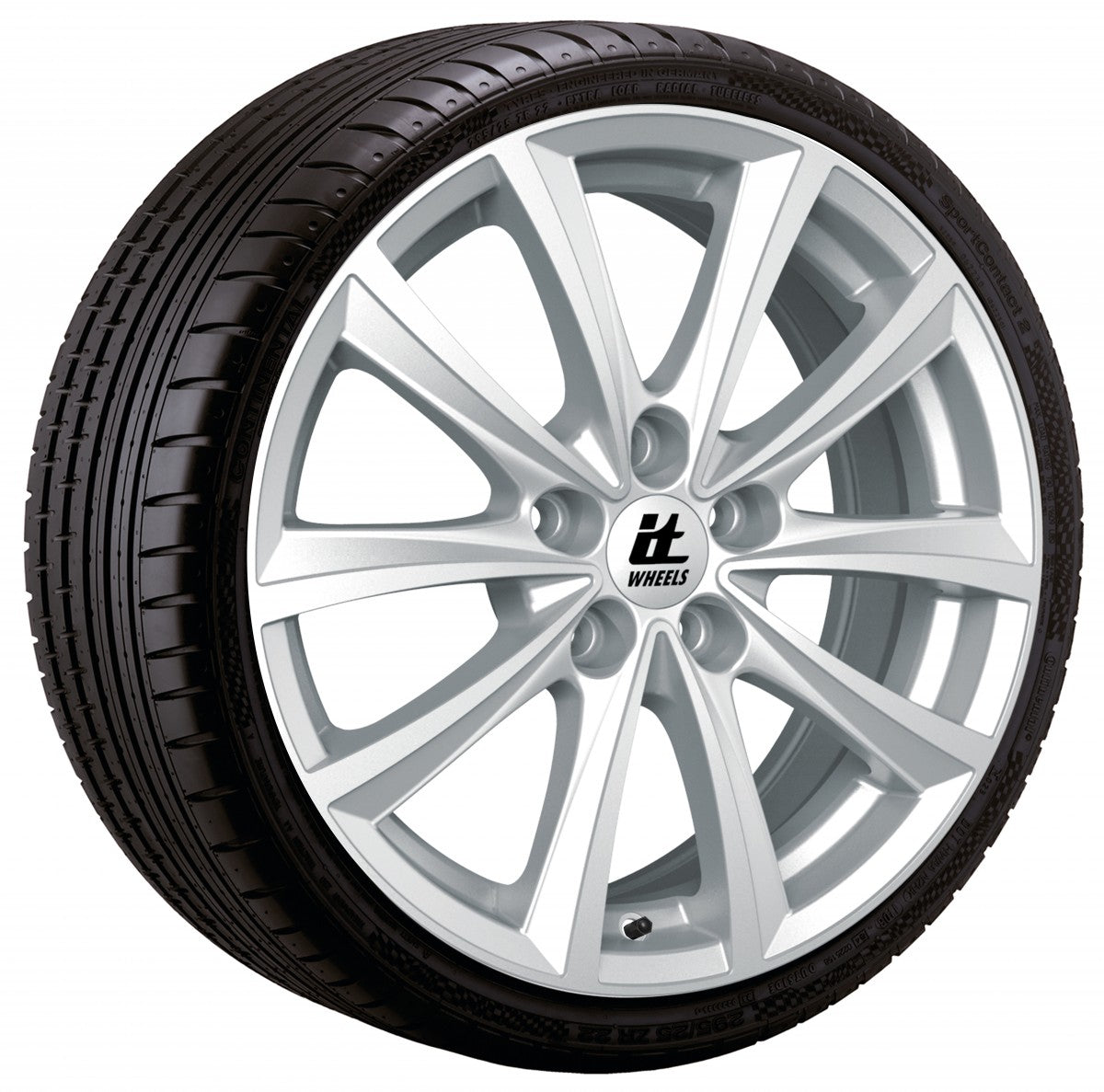 itWheels Elena gloss silver Alufelge – Bild 3