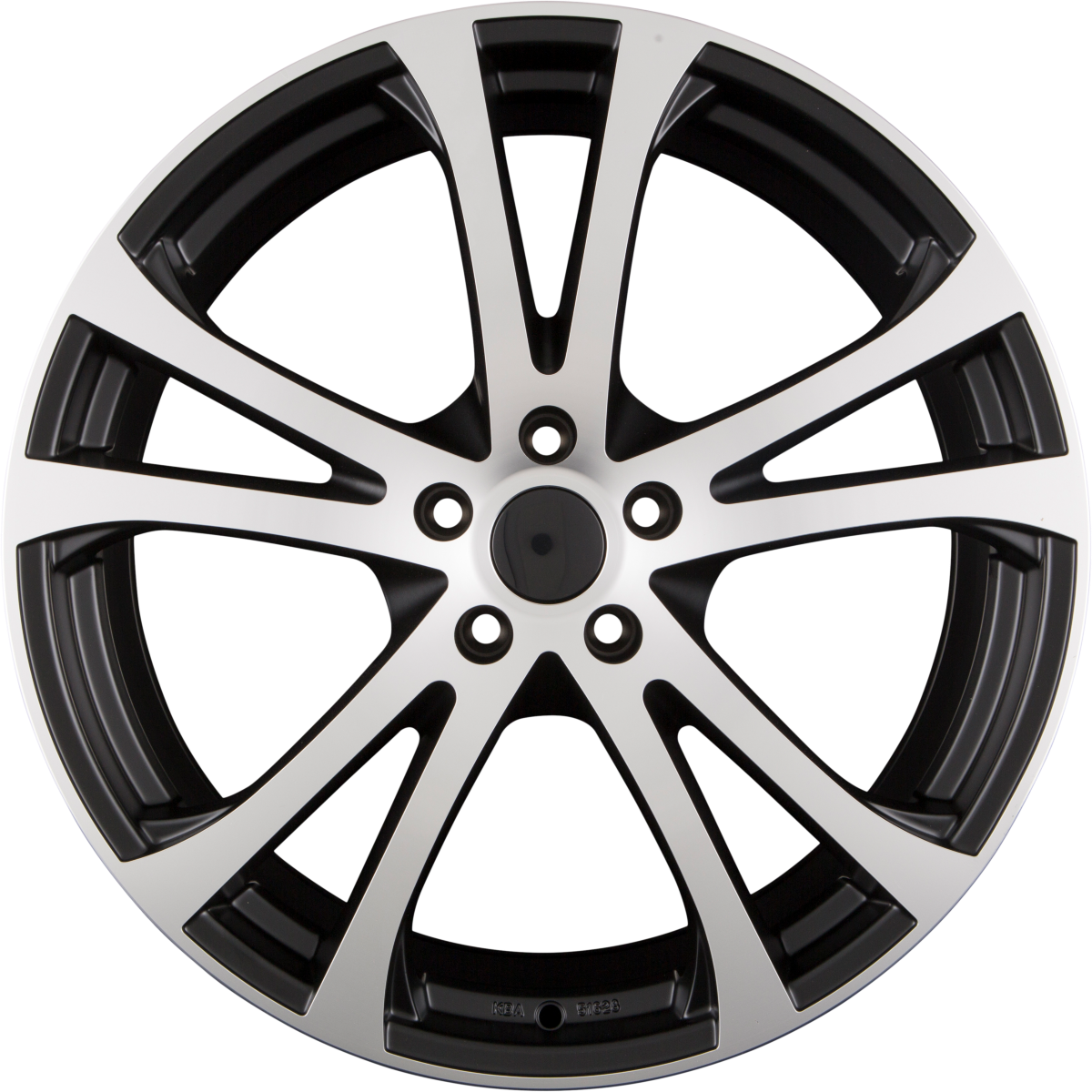 itWheels Michelle Mattschwarz Poliert Alufelge 8.5x20 Zoll ET35 LK 5x112 ML66.6