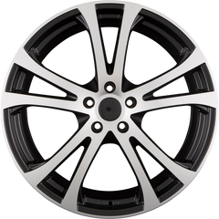 itWheels Michelle Mattschwarz Poliert Alufelge 8.5x20 Zoll ET35 LK 5x112 ML66.6