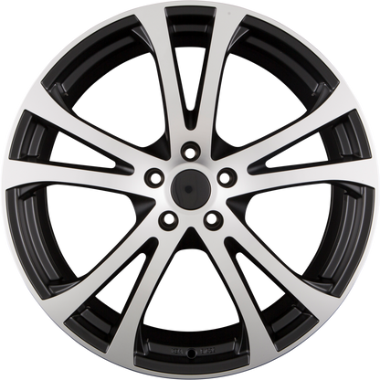 itWheels Michelle Mattschwarz Poliert Alufelge 8.5x20 Zoll ET35 LK 5x112 ML66.6