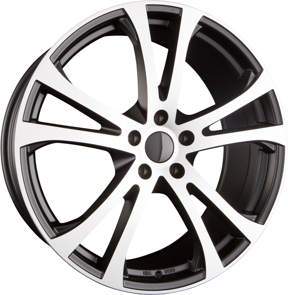 itWheels Michelle Mattschwarz Poliert Alufelge 8.5x20 Zoll ET35 LK 5x112 ML66.6 – Bild 2