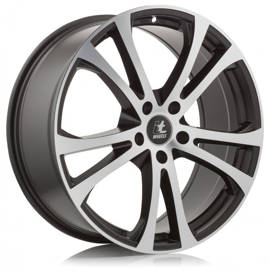 itWheels Michelle matt black polished Alufelge 8.5x20 Zoll ET45 LK 5x112 ML66.5
