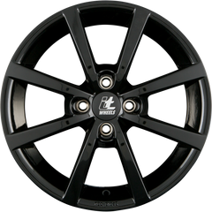 itWheels Alisia Glanzschwarz Alufelge 6.5x17 Zoll ET37 LK 4x108 ML63.4