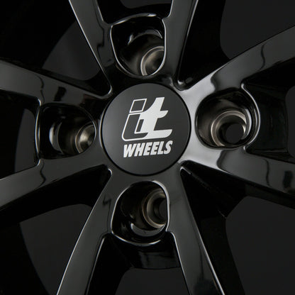 itWheels Alisia Glanzschwarz Alufelge 6.5x17 Zoll ET37 LK 4x108 ML63.4 – Bild 5