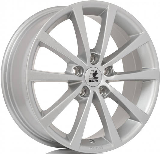 itWheels Alice gloss silver Alufelge 7x17 Zoll ET45 LK 5x100 ML57.1