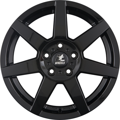 itWheels Emily Glanzschwarz Alufelge 6.5x16 Zoll ET45 LK 5x114.3 ML74.1