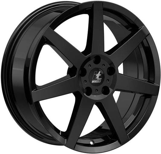 itWheels Emily gloss black Alufelge 7.5x18 Zoll ET45 LK 5x112 ML66.5