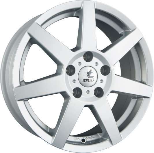 itWheels Emily Glanzsilber Alufelge 7.5x18 Zoll ET50 LK 5x112 ML66.6 – Bild 2