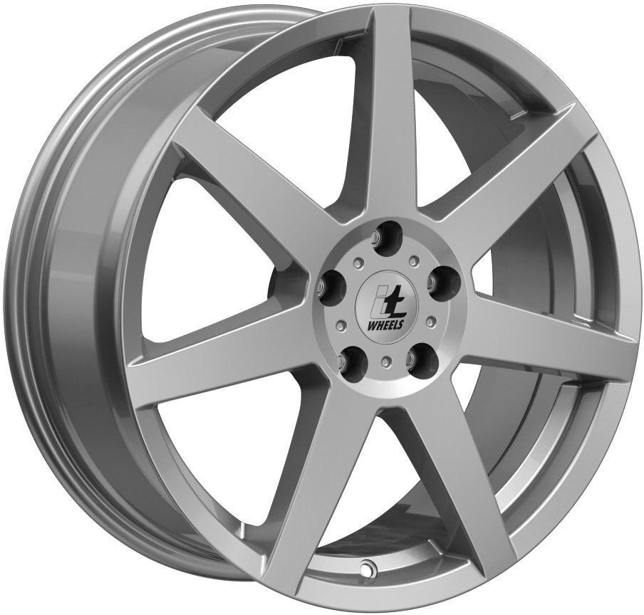 itWheels Emily gloss silver Alufelge 7.5x18 Zoll ET40 LK 5x114.3 ML74.1