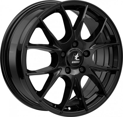 itWheels Kira gloss black Alufelge 7x17 Zoll ET32 LK 4x108 ML65.1 – Bild 3