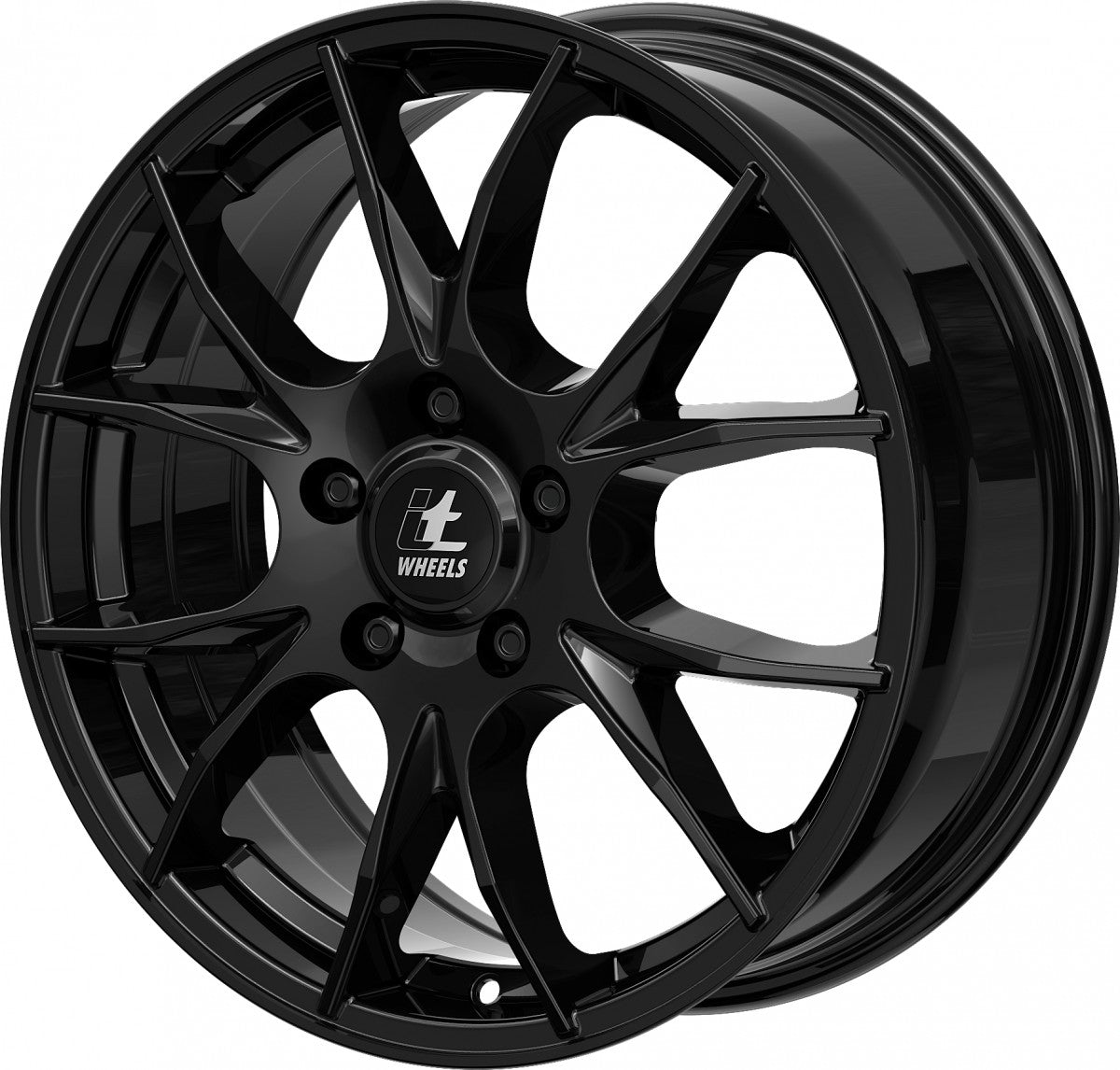 itWheels Kira gloss black Alufelge 7.5x18 Zoll ET38 LK 4x100 ML63.3 – Bild 8