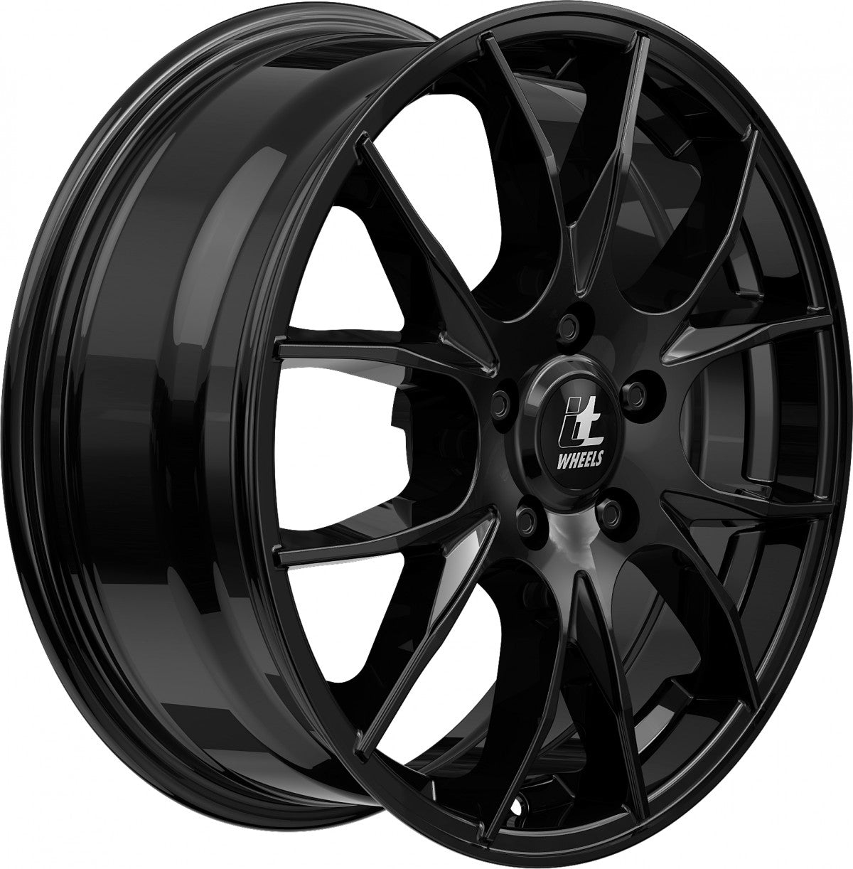 itWheels Kira gloss black Alufelge 7.5x18 Zoll ET50 LK 5x112 ML66.6 – Bild 4
